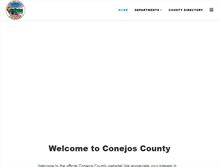Tablet Screenshot of conejoscounty.org